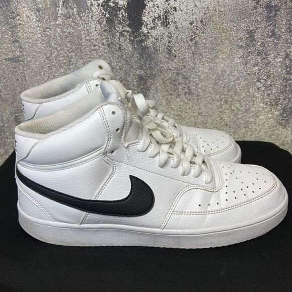 Nike Court Vizion White Sneakers Size 12 - Picture 6 of 11